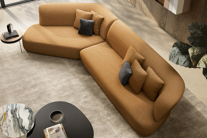 Londy Sectional Sofa With Inclined Chaise Sectionals Lago