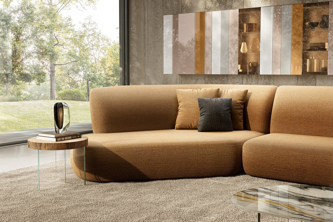 Londy Sectional Sofa With Inclined Chaise Sectionals Lago