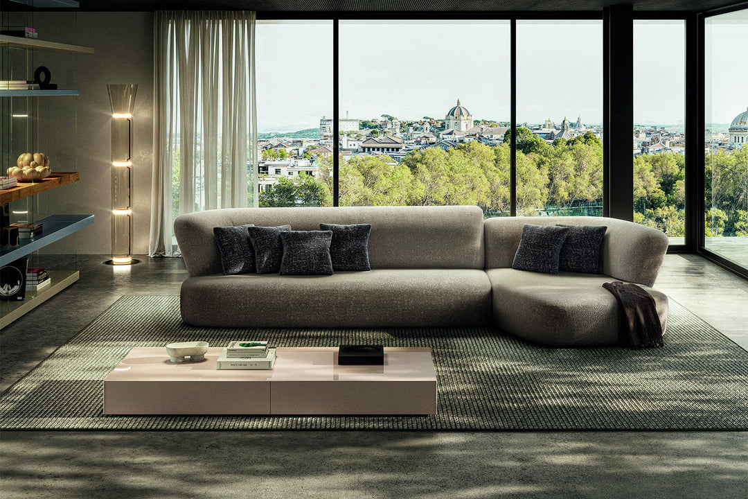 Londy Tiered Sectional Sofa With Chaise Sectionals Lago
