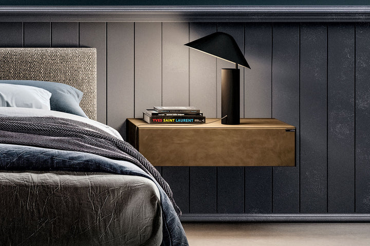 Materia 1070+1071 Wall Mounted Nightstand Nightstands Lago