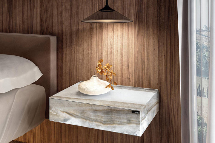 Materia 1070+1071 Wall Mounted Nightstand Nightstands Lago