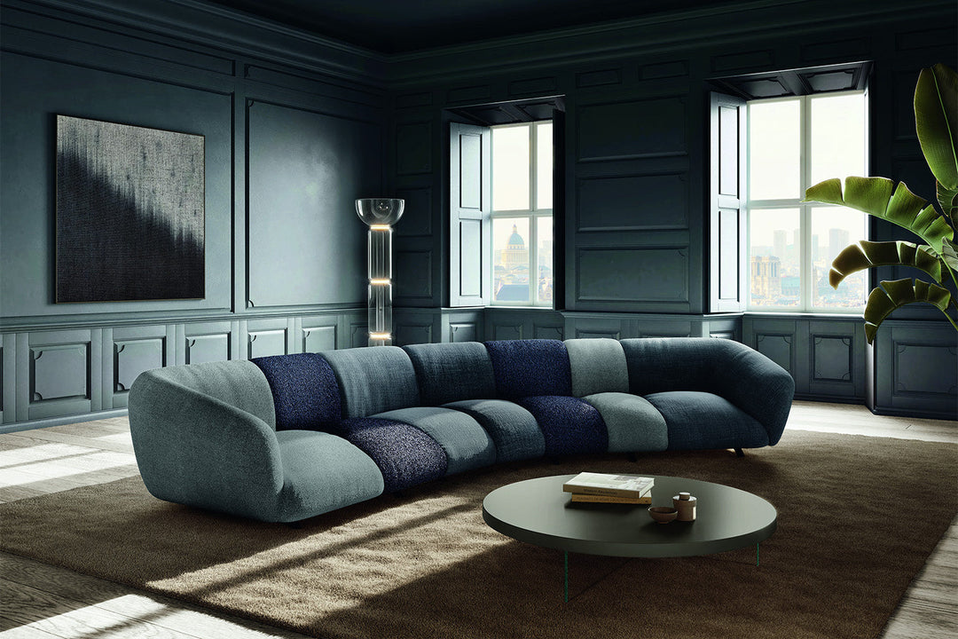 N.O.W. 2913 Curved Sectional Sofa Sofas Lago