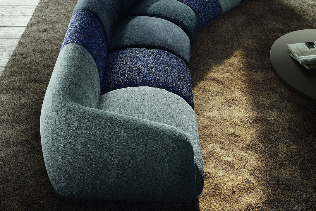 N.O.W. 2913 Curved Sectional Sofa Sofas Lago