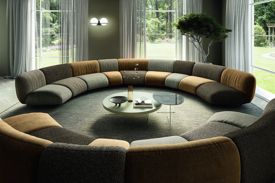 N.O.W. 2914 Curved Sectional Sofa Sectionals Lago