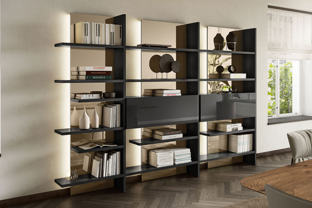 Pentagram 1457 Bookshelf Composition Bookshelves Lago