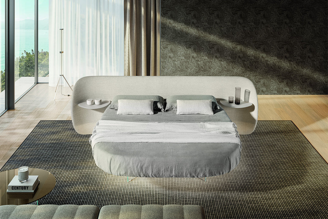 Roundy Wall Mounted Nightstand Nightstands Lago