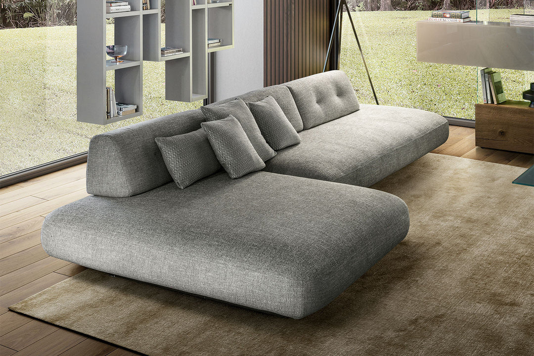 Sand 1134+1136 Sectional Sofa with Chaise Sectionals Lago