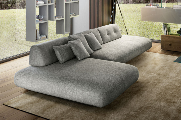 Sand 1134+1136 Sectional Sofa with Chaise Sectionals Lago