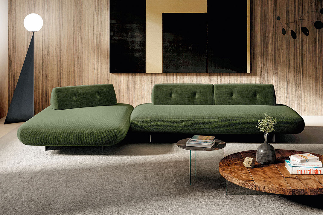 Sand 1135+1137 Sectional Sofa with Chaise Sectionals Lago