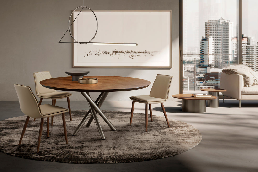 LARA 4 WOOD LEGS DINING CHAIR Dining Chair Eforma   