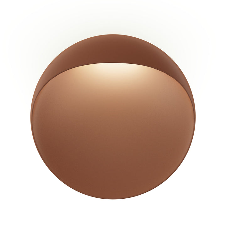 Flindt Wall Light Louis Poulsen Corten-Colored Large: 15.75 in width 2700K - Warm White