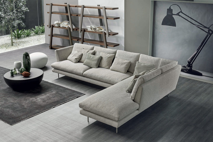 Lars Corner Sectional Sofa With Peninsula Bonaldo