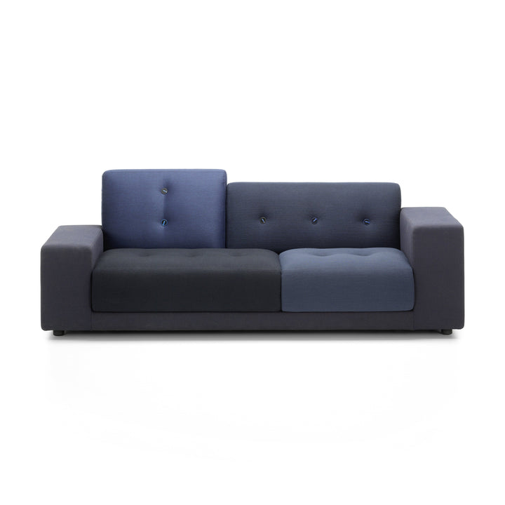 Polder Compact Sofa Sofas Vitra The Antarctic Blues Low Armrest Left