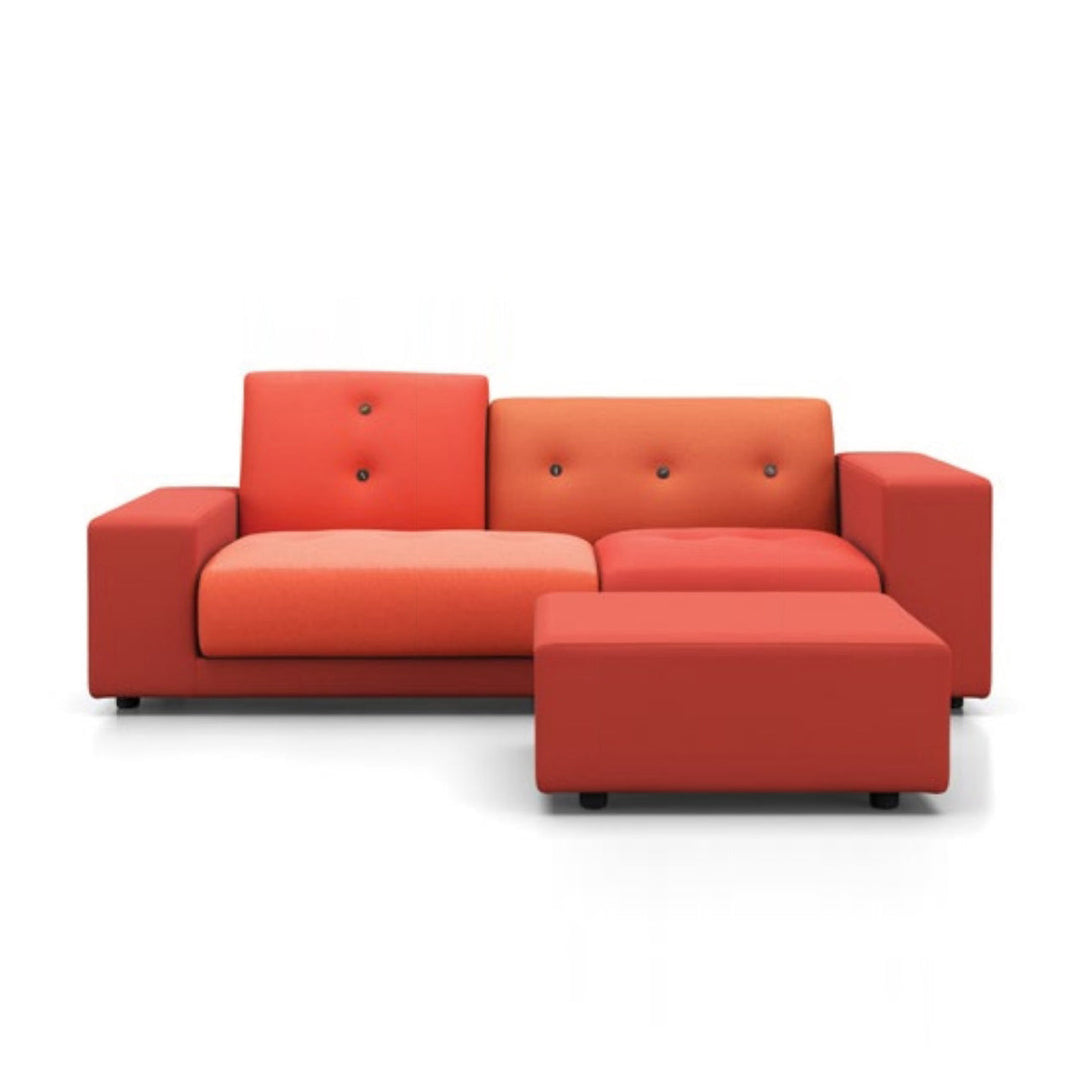 Polder Compact Sofa Sofas Vitra The Earth Reds Low Armrest Left