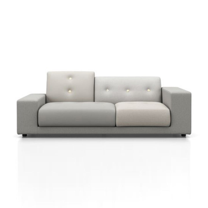 Polder Compact Sofa Sofas Vitra The Pebble Greys Low Armrest Left