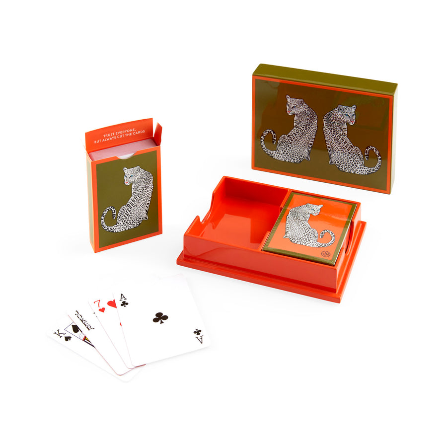 Leopard Lacquer Card Set Jonathan Adler Default Title