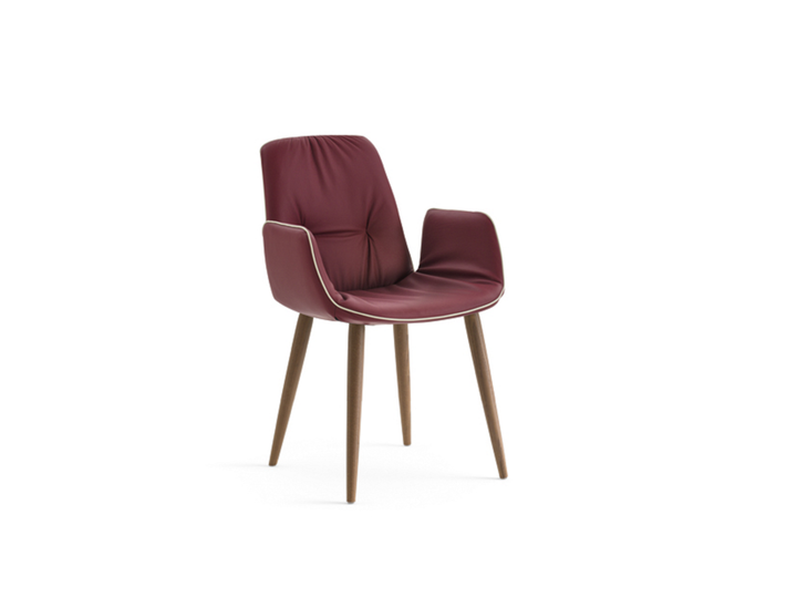LISA WOOD 4 LEGS CHAIR Armchair Eforma   