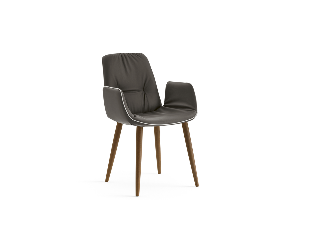 LISA WOOD 4 LEGS CHAIR Armchair Eforma   