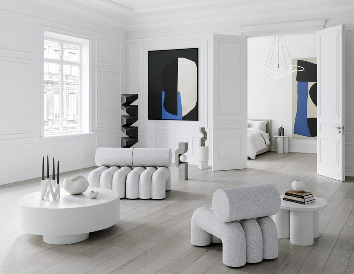 Column Table - Bone White Coffee Table 101 Copenhagen   