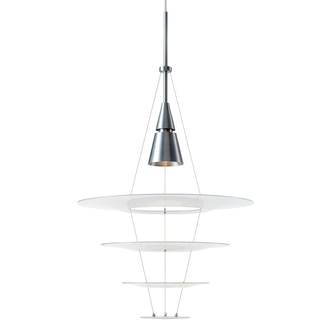 Enigma 425 Pendant Light Lighting Louis Poulsen Brushed Aluminum
