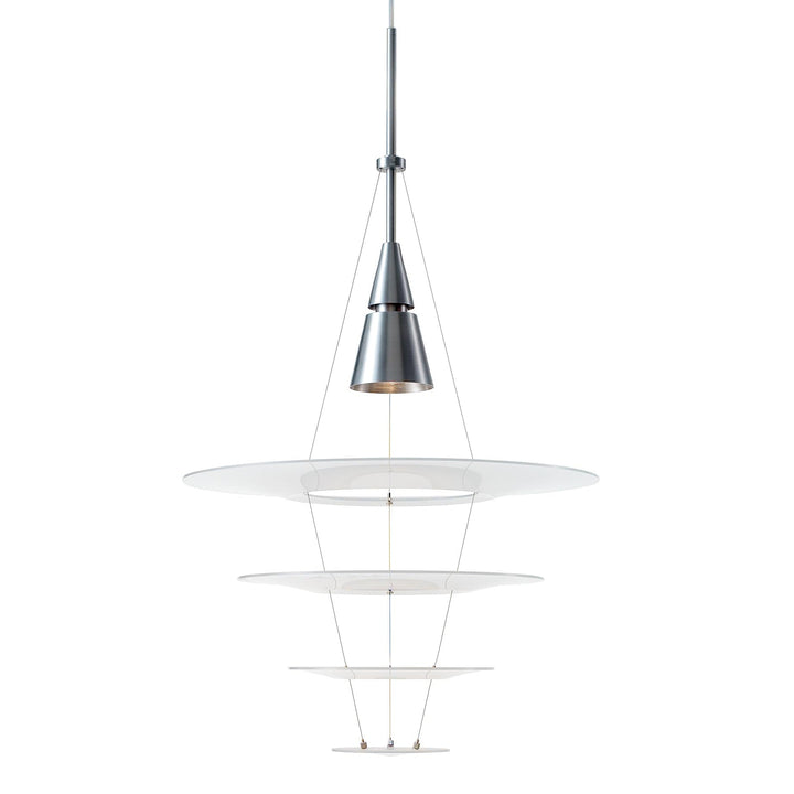Enigma 425 Pendant Light Lighting Louis Poulsen Brushed Aluminum