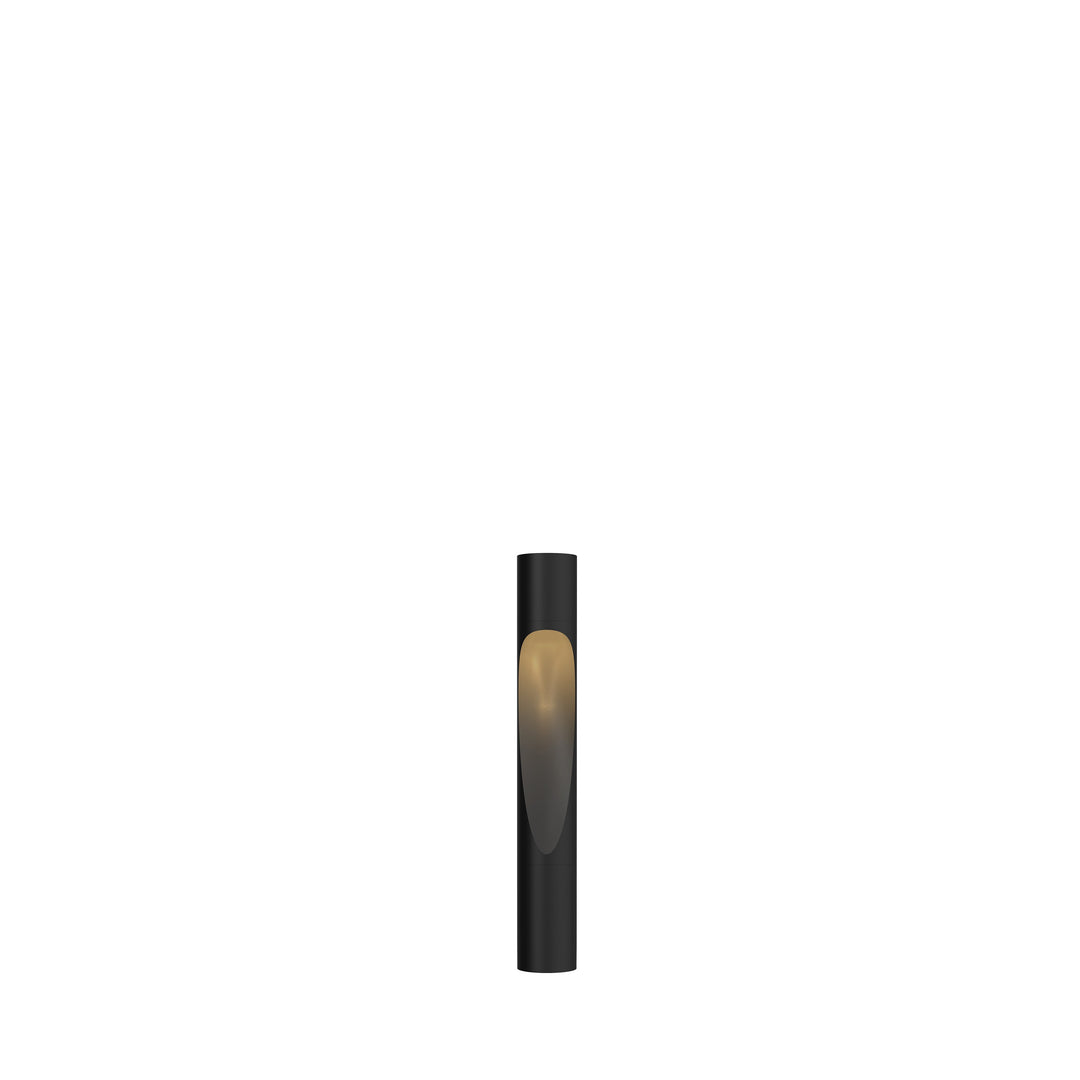 Flindt Garden Outdoor Bollard Light without Power Supply Louis Poulsen Black Short / 2700K - Warm White Base Plate