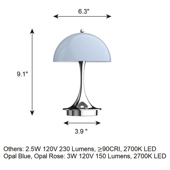 Panthella Portable Table Lamp Table Lamps Louis Poulsen