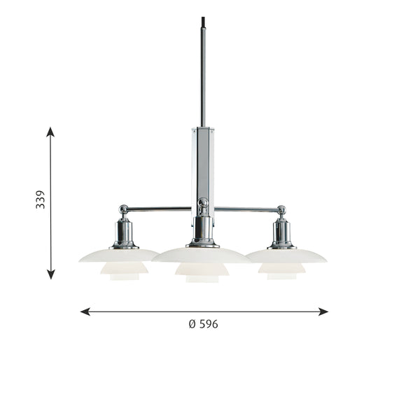 PH 2-1 Stem Fitting Pendant Light Lighting Louis Poulsen