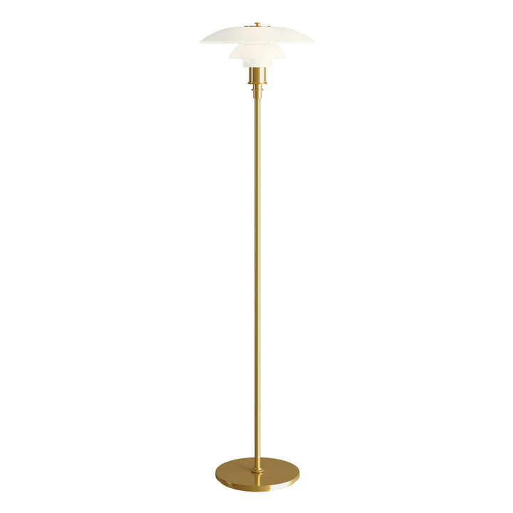 PH 3½-2½ Floor Lamp Floor Lamps Louis Poulsen Brass Metalized