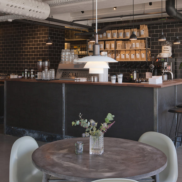 PH 3½ - 3 Metal Pendant Light Lighting Louis Poulsen