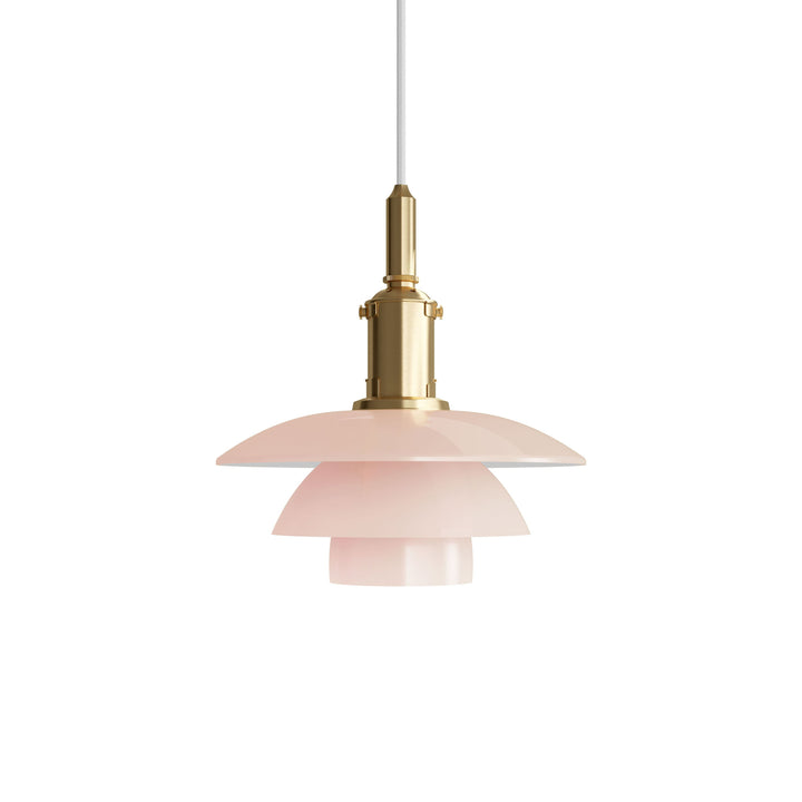 PH 3/3 Pendant Light Lighting Louis Poulsen Pale Rose Opal Glass