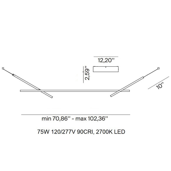 Across Pendant Light Lighting Luceplan