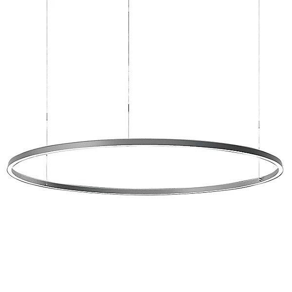 Compendium Circle Pendant Light Lighting Luceplan Aluminum Small: 28.3 in diameter