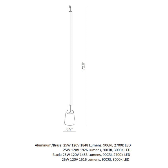 Compendium Floor Lamp Floor Lamps Luceplan