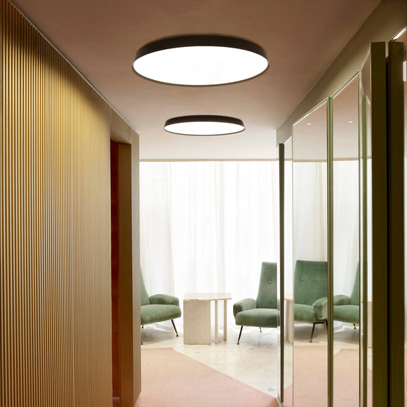 Compendium Plate Flush Mount Lighting Fixtures Luceplan