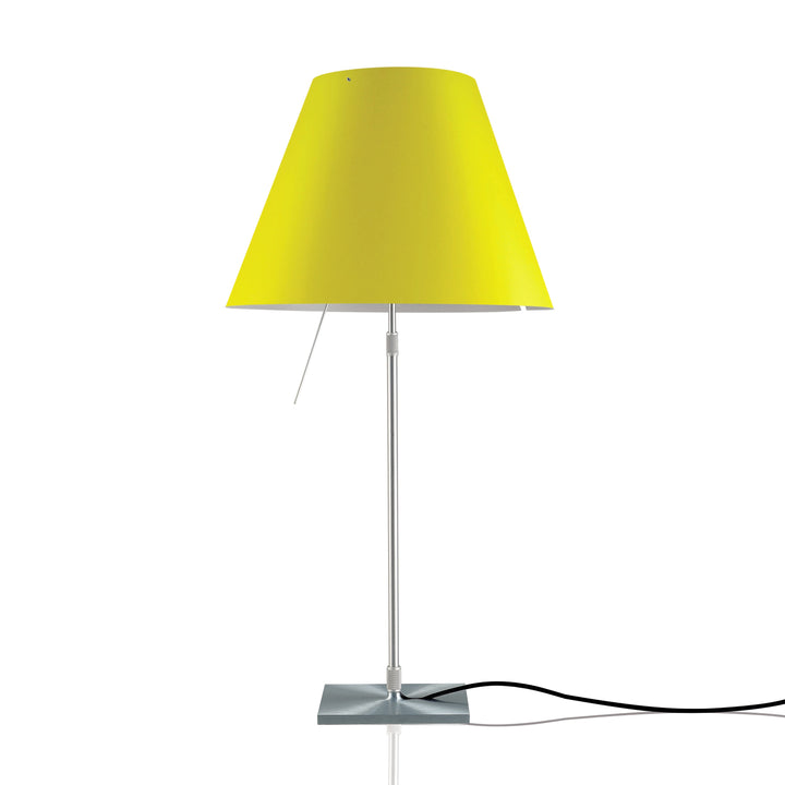 Costanza Table Lamp with Sensor Dimmer Table Lamps Luceplan Smart Yellow