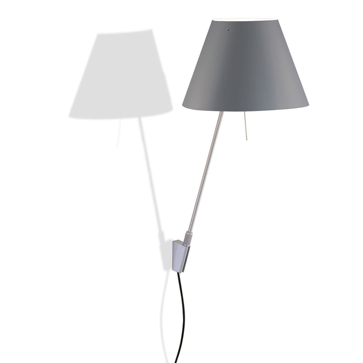 Costanzina Wall Sconce Wall Light Fixtures Luceplan Concrete Gray / Aluminum