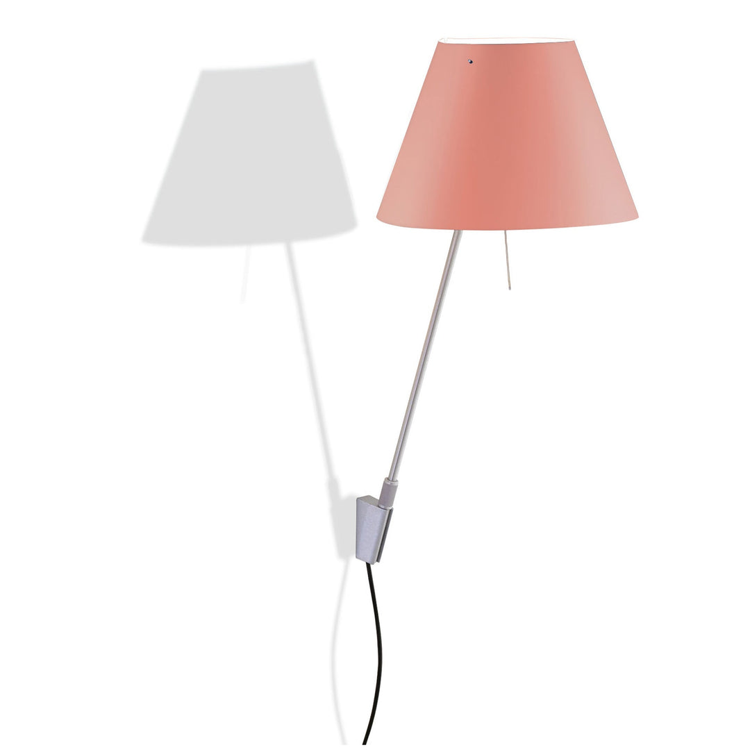 Costanzina Wall Sconce Wall Light Fixtures Luceplan Edgy Pink / Aluminum