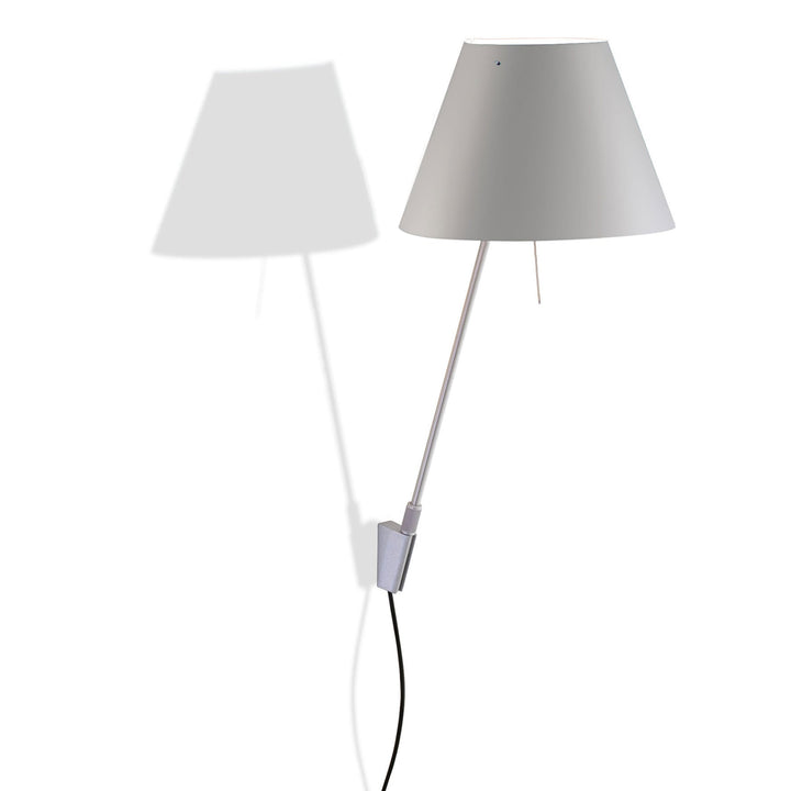 Costanzina Wall Sconce Wall Light Fixtures Luceplan Mistic White / Aluminum