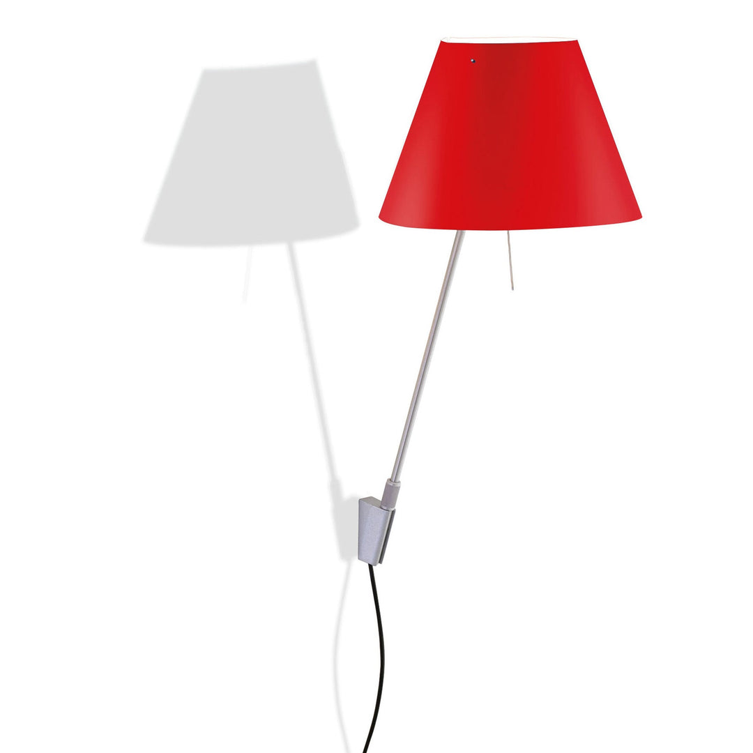 Costanzina Wall Sconce Wall Light Fixtures Luceplan Primary Red / Aluminum