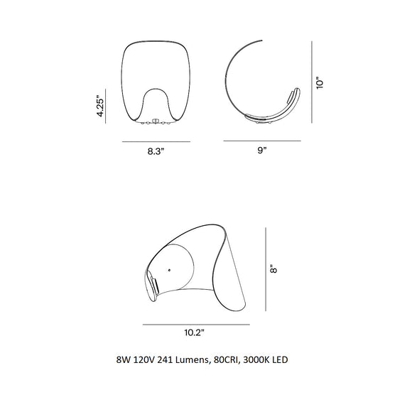 Curl Table Lamp Table Lamps Luceplan