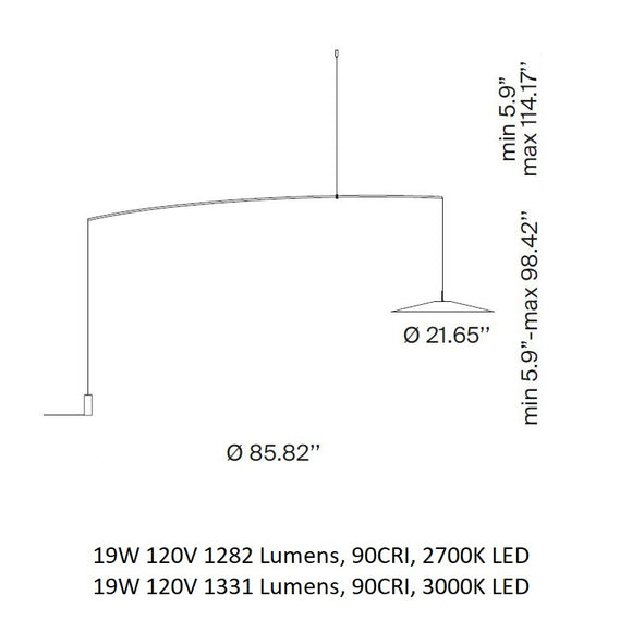 Koine LED Floor Lamp Floor Lamps Luceplan