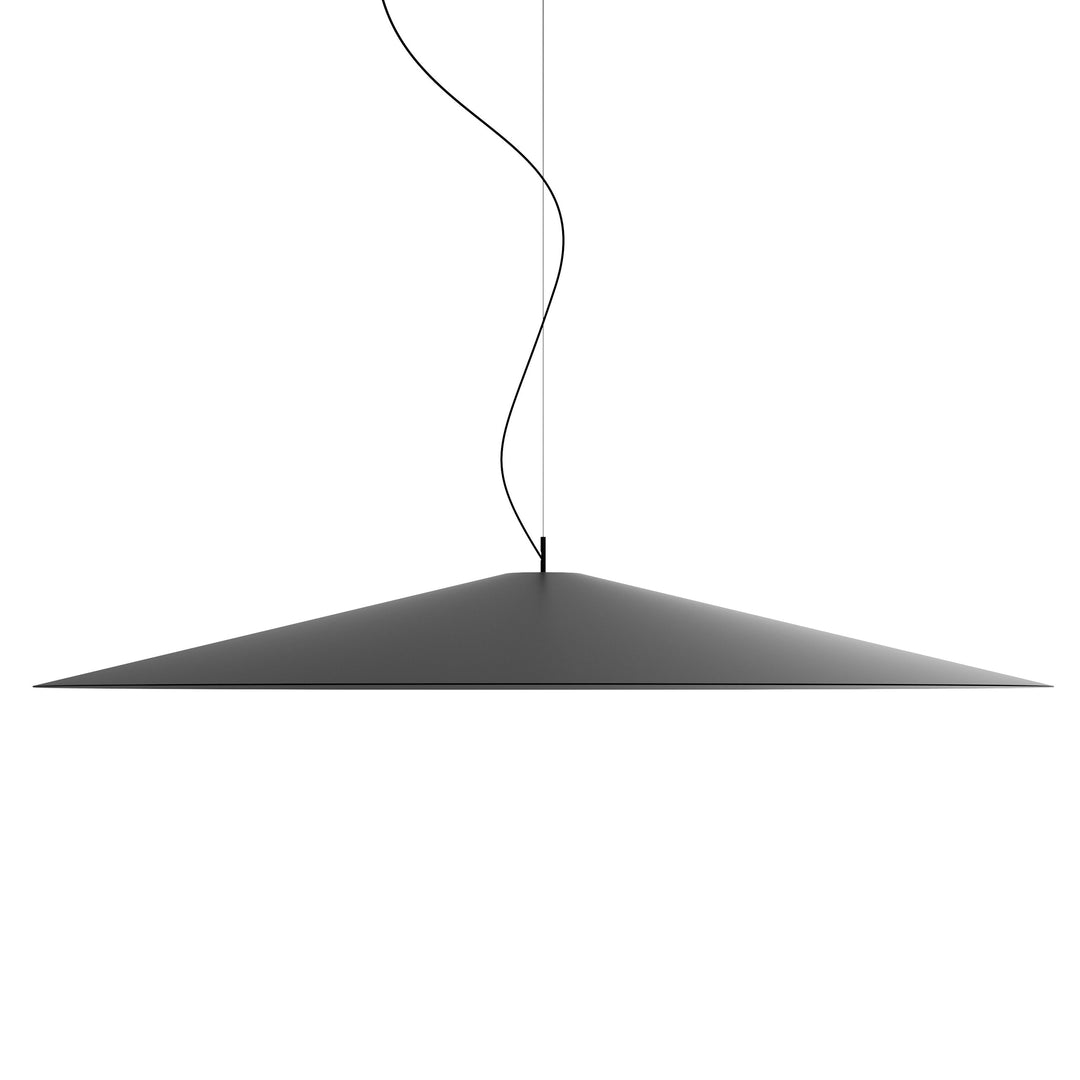 Koine Pendant Light Lighting Luceplan Black XLarge: 43.3 in diameter 2700K - Warm White