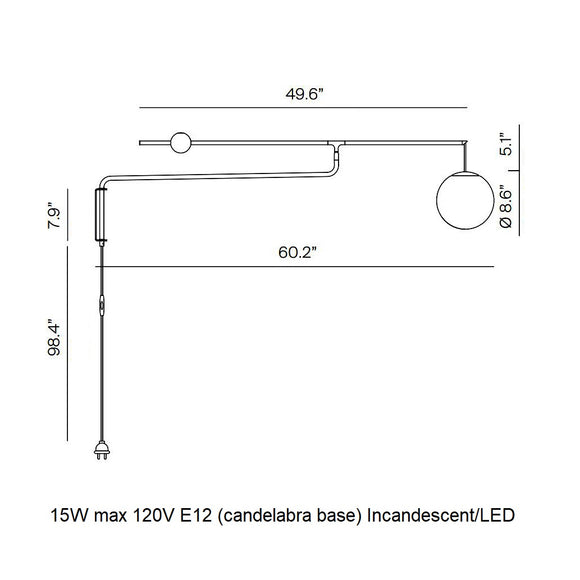 Malamata Wall Sconce Luceplan