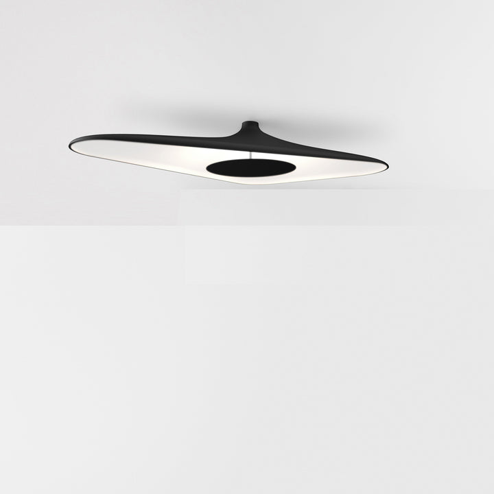Soleil Noir Flush Mount Lighting Fixtures Luceplan Black