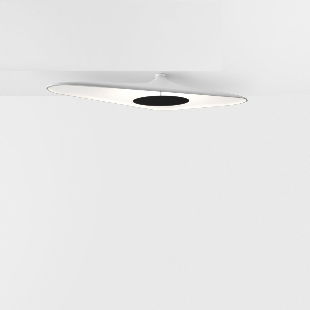 Soleil Noir Flush Mount Lighting Fixtures Luceplan White