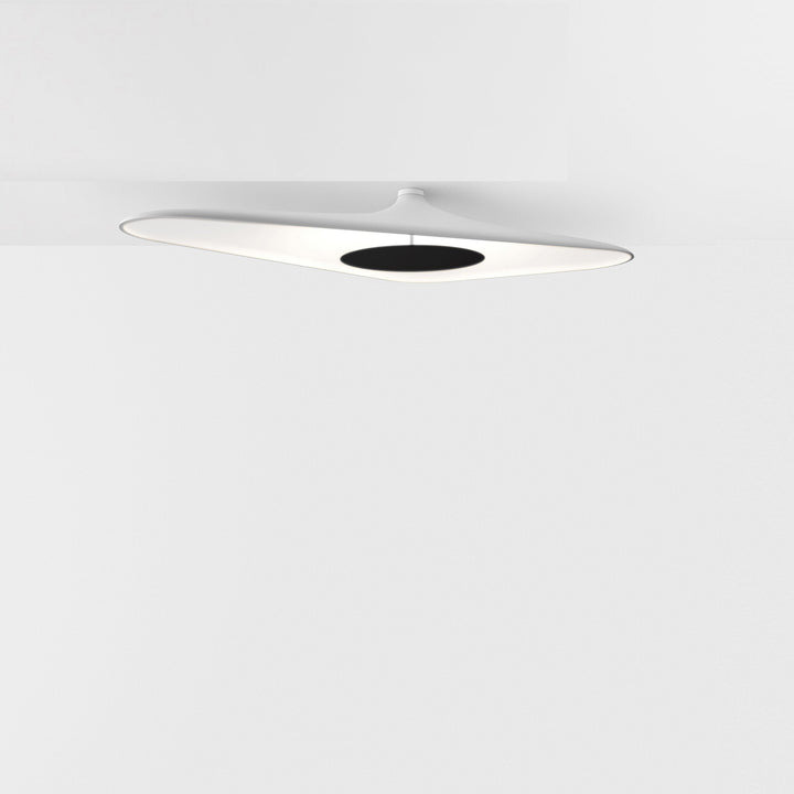 Soleil Noir Flush Mount Lighting Fixtures Luceplan White