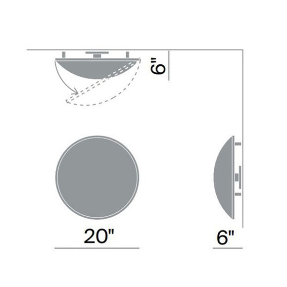 Trama Ceiling/Wall Light Lighting Fixtures Luceplan