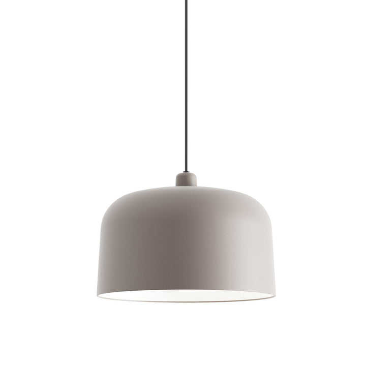 Zile Pendant Light Lighting Luceplan Matte Dove Grey Large: 15.7 in diameter
