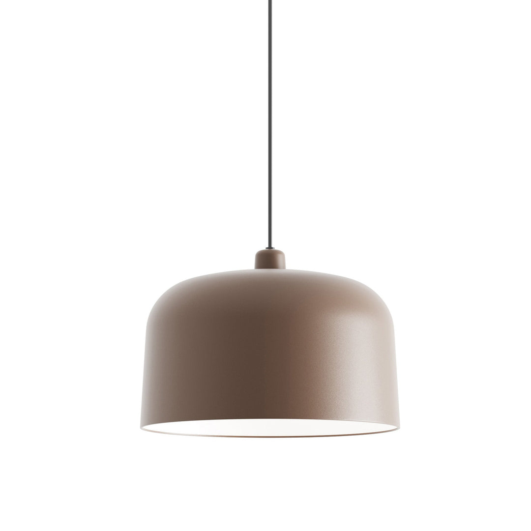 Zile Pendant Light Lighting Luceplan Matte Brick Red Large: 15.7 in diameter